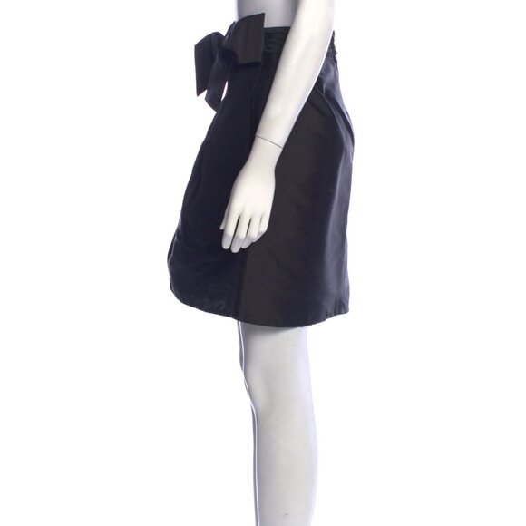 Kate Spade New York Silk Skirt with bow detail and pockets (size 2) - Picture 15 of 16